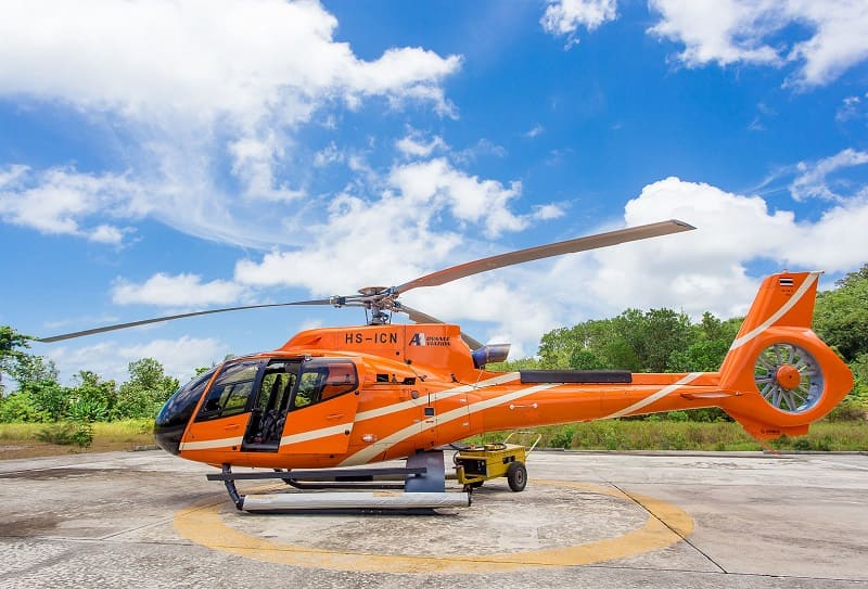 Полет на вертолете на Пхукете 1