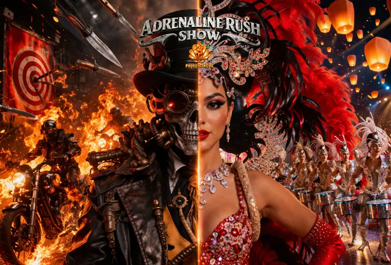 Шоу «Adrenaline Rush Show» на Пхукете (Phuket Circus)