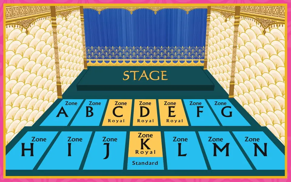 План зала Carnival Magic на Пхукете